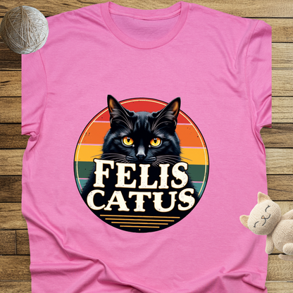 Felis Catus Unisex Soft-Style Cotton T-Shirt – Lightweight, Comfortable, and Sustainable