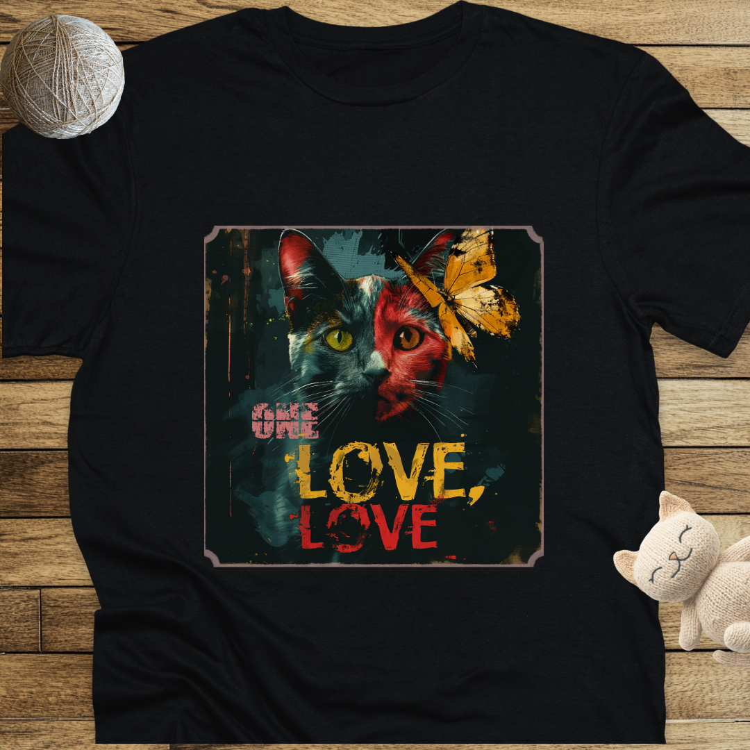 One Love Unisex Soft-Style Cotton T-Shirt – Lightweight, Comfortable, and Sustainable