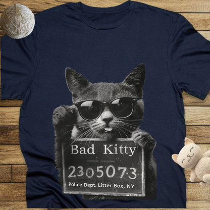 Bad Kitty Unisex Soft-Style Cotton T-Shirt – Lightweight, Comfortable, and Sustainable