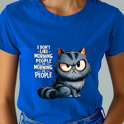 I Don't Like Morning People Unisex Soft-Style T-Shirt – Ultra Comfort & Timeless Style