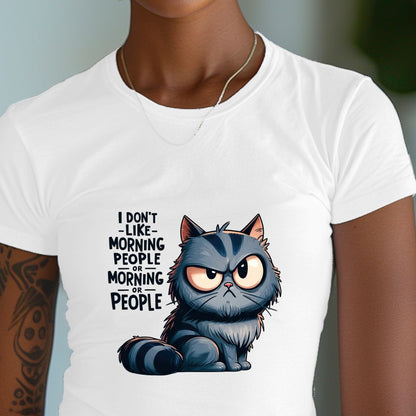 I Don't Like Morning People Unisex Soft-Style T-Shirt – Ultra Comfort & Timeless Style