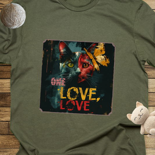 One Love Unisex Soft-Style Cotton T-Shirt – Lightweight, Comfortable, and Sustainable