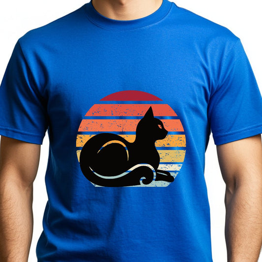 A Cat On The Sun Unisex Soft-Style Cotton T-Shirt – Lightweight, Comfortable, and Sustainable