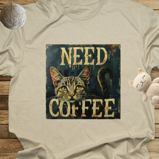 Need Coffee Unisex Soft-Style Cotton T-Shirt – Lightweight, Comfortable, and Sustainable