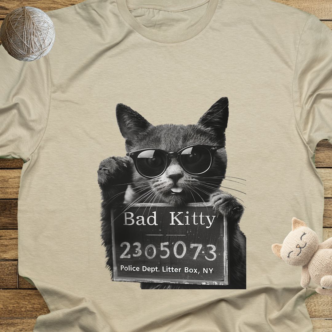 Bad Kitty Unisex Soft-Style Cotton T-Shirt – Lightweight, Comfortable, and Sustainable