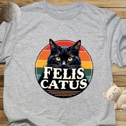 Felis Catus Unisex Soft-Style Cotton T-Shirt – Lightweight, Comfortable, and Sustainable