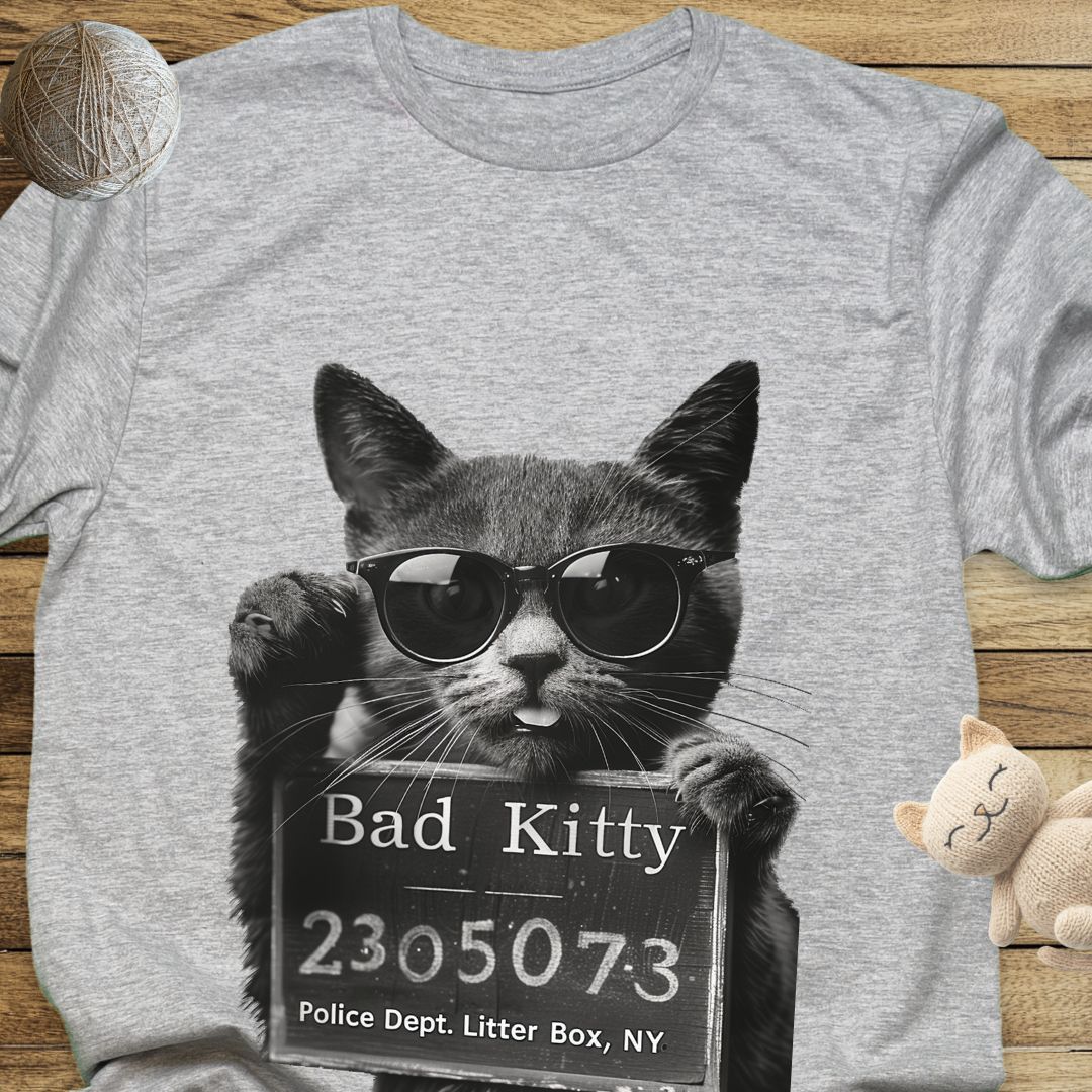 Bad Kitty Unisex Soft-Style Cotton T-Shirt – Lightweight, Comfortable, and Sustainable